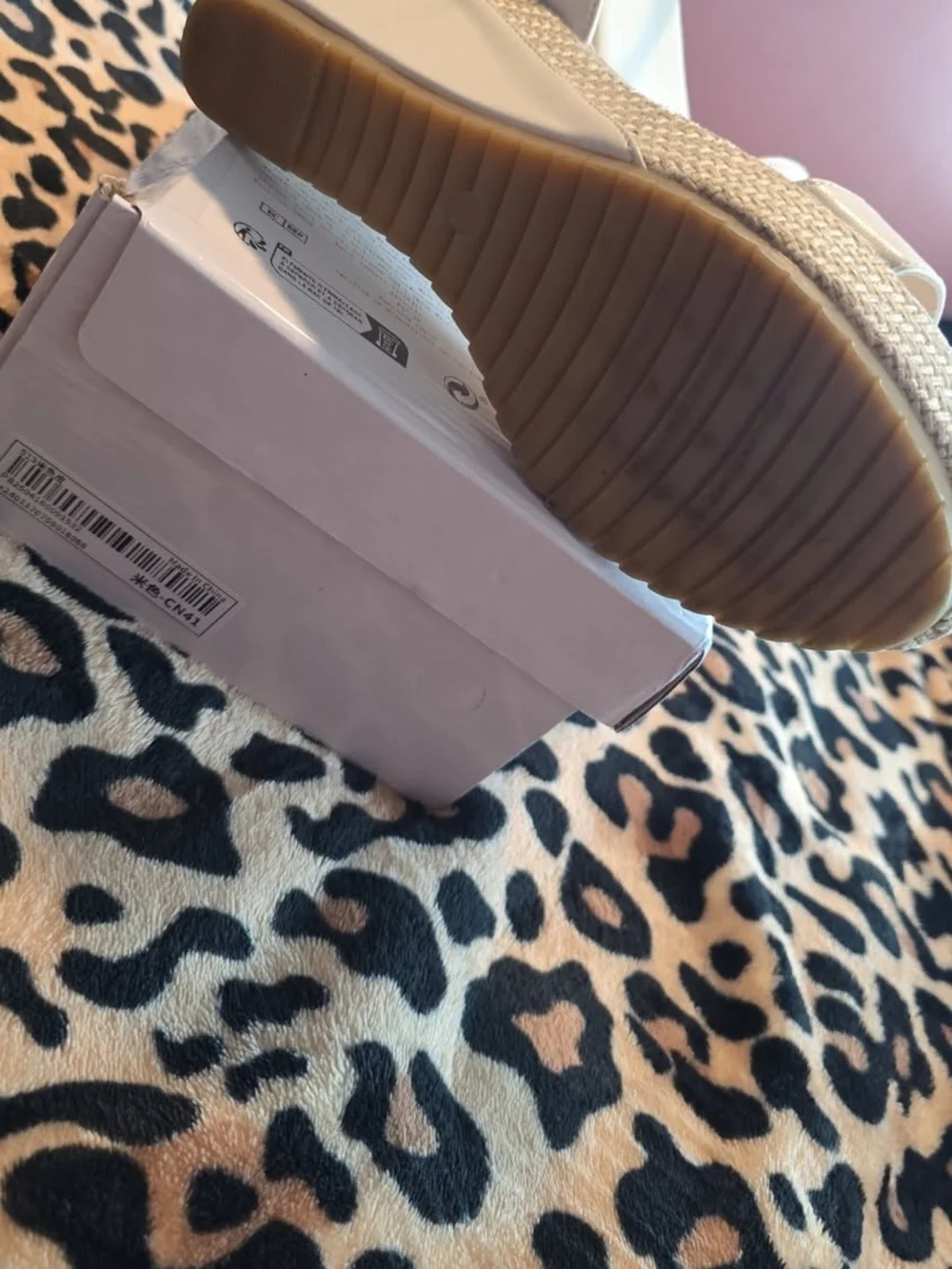 Women’s Cream Ankle-Strap Platform Sandals